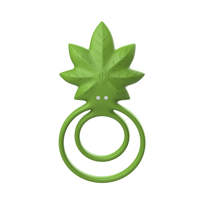 Hemp leaf lock ring W004