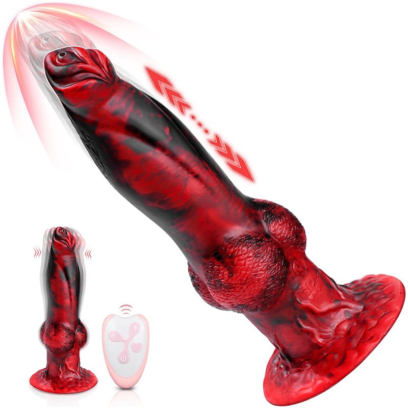 Dildos Red and black TWY002